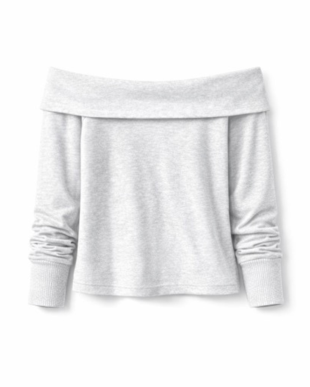 The Essential Zip Top -Light Gray